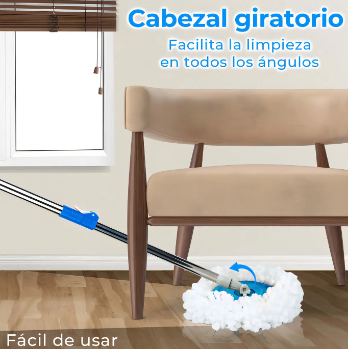 Trapero Giratorio 360° Con Balde PRLA-883