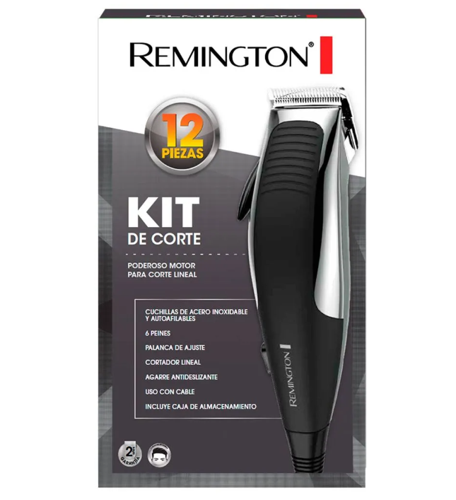 Kit Recortadora REMINGTON HC1080A-110F 12 piezas