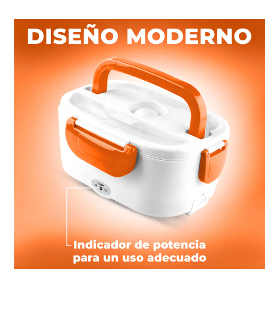 Lonchera Electrica Porta Comidas Portátil + Cuchara YS-002
