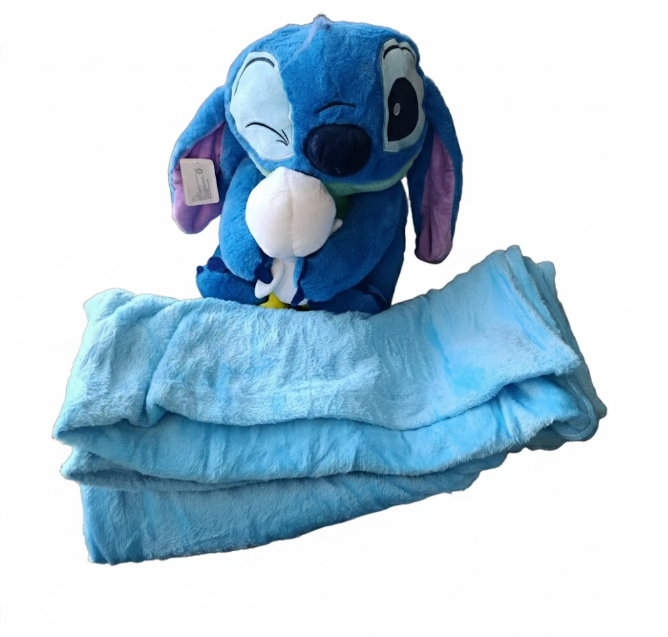 Peluche Stitch + Cobija