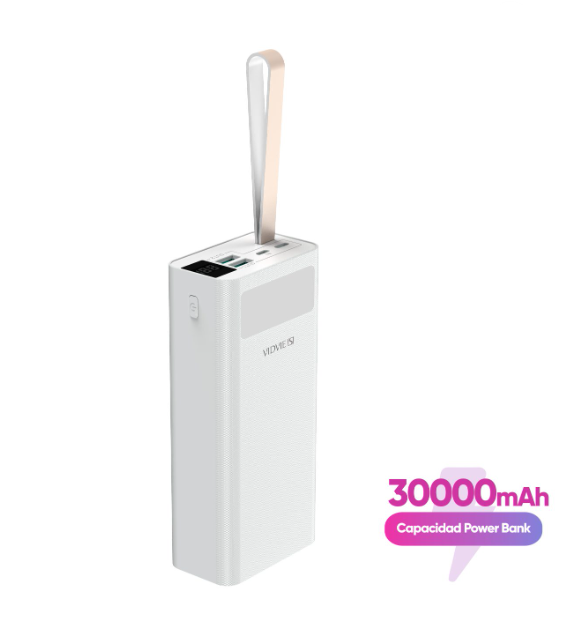 Power Bank Vidvie VS-P06 30 000 mAh 20 W indicador LED