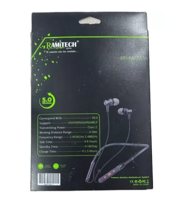 Audífono Bluetooth De Cuellera RAM-KML11