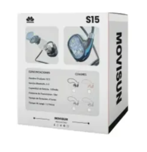 Audífonos Bluetooth S15 Movisun Inalámbricos Con Micrófono