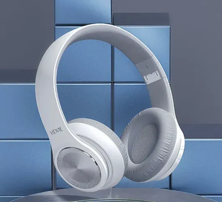 Audífonos Diadema Inalámbrica Bluetooth Marca Vidvie Ref:BBH2108 Blanco