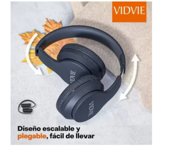 Audífonos Diadema Inalámbrica Bluetooth Marca Vidvie Ref:BBH2109