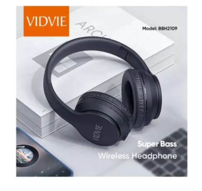 Audífonos Diadema Inalámbrica Bluetooth Marca Vidvie Ref:BBH2109