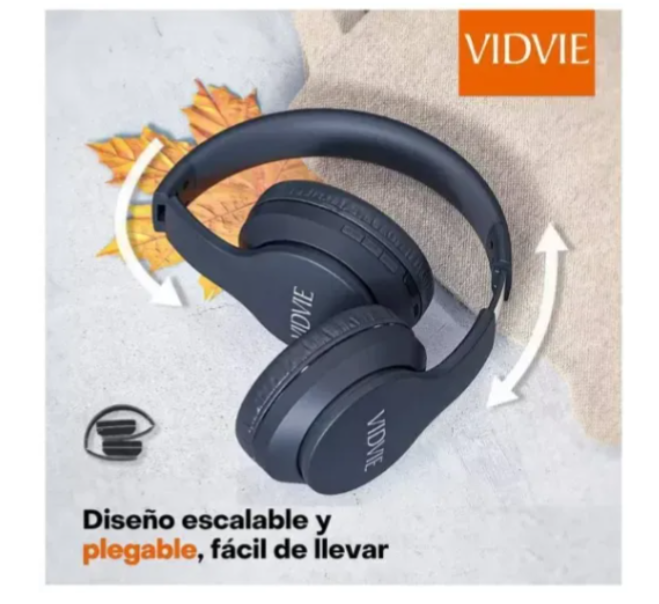 Audífonos Diadema Inalámbrica Bluetooth Marca Vidvie Ref:BBH2109