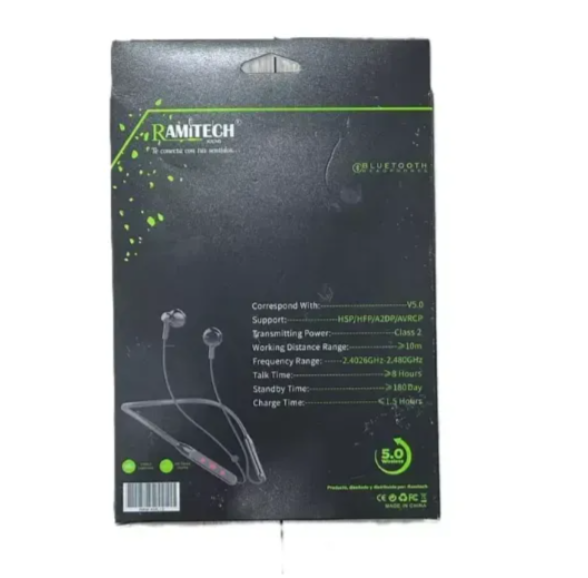 Audifono De Cuellera A Bluetooth Ramitech RAM-KML12