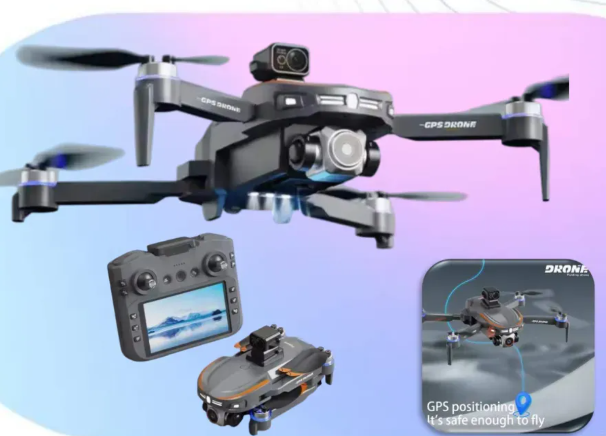 Drone Para Principiante Con Gps Y Control Recargable Con Pantalla S28 GPS
