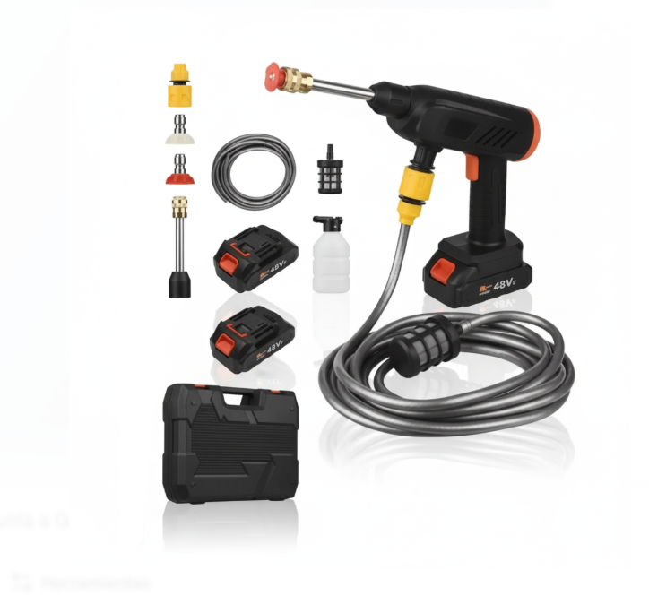 Hidrolavadora Portátil Lavadora Presión Carro Doble Batería