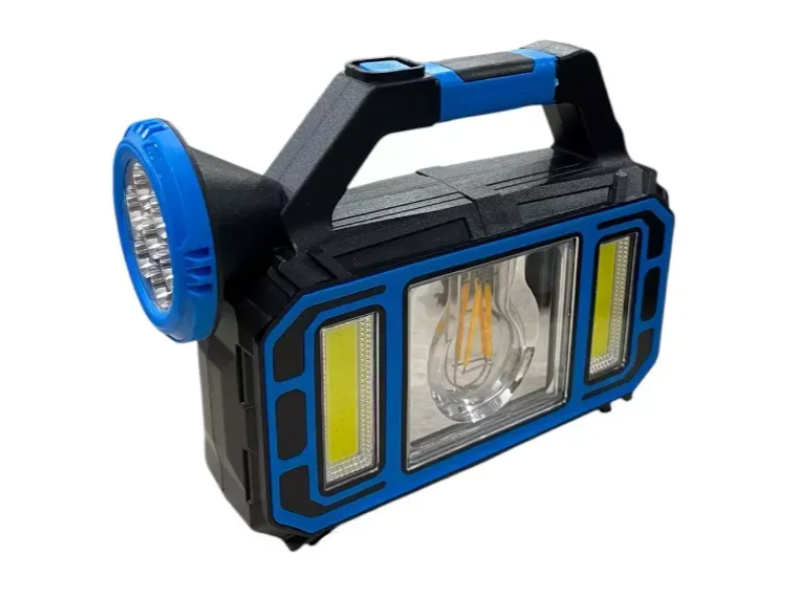 Luz Led Recargable Con Panel Solar HS-8036-7-B